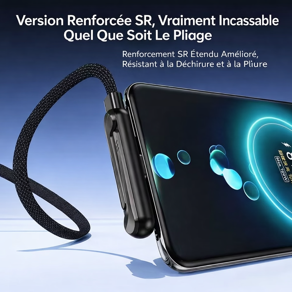 240W Foldable Phone Stand Data Cable